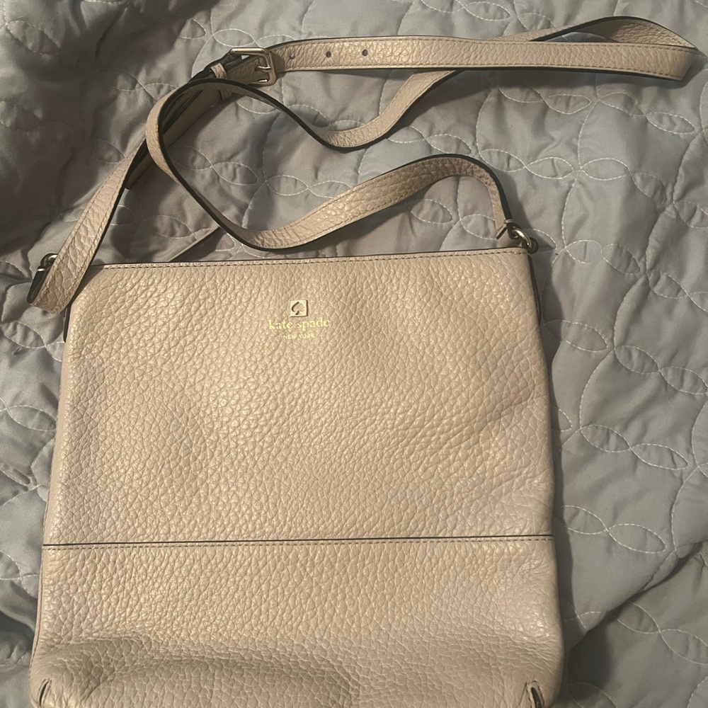 Kate Spade Beige Crossbody Bag